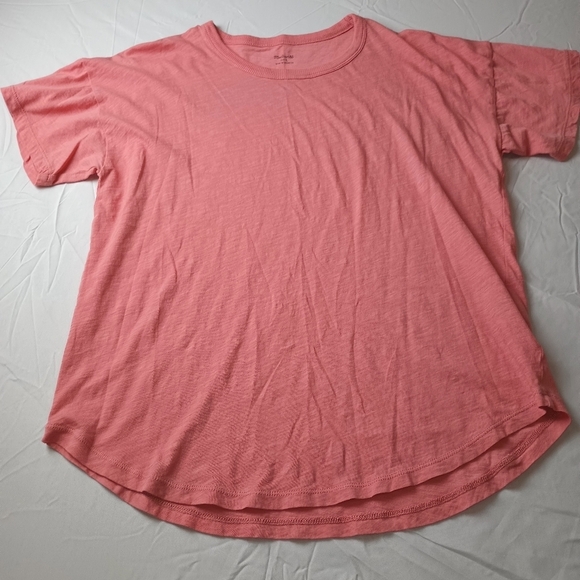 MADEWELL Round Hem Short sleeve 100% Cotton Tee Size Large - Picture 1 of 5